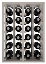 Expovinalia Ew2014 - Portabottiglie in pino, per 24 bottiglie, legno, bianco