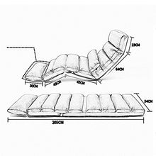 Poltrone LHA Chaise Longue polivalente Multi-regolata sofà della Finestra (Colore : A)