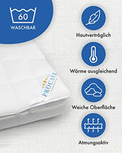 PROCAVE MICRO-COMFORT in diverse misure |made in Germany | Coprimaterasso in microfibra di poliestere | Soft Touch | Adatto anche per materassi a molle e ad acqua | 160x200 cm