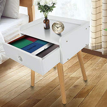 zcyg Comodino Comodini Cabina Armadio Comodino, Semplice Camera da Letto Moderna Comodino Cassetto Cassetto Mobile Comodino (Bianco)