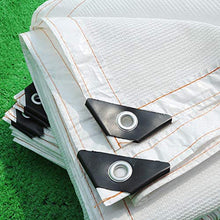Paralume Bianco con Occhielli, Telo A Rete Resistente 75% Tessuto UV Block for Giardino Pergola (Size : 4x4m)