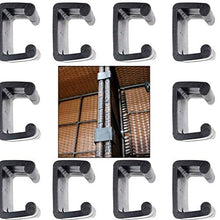 mobilia esterna del patio clip di vimini di plastica divano clip di sedia mobili clip collegamento Divano da giardino 10pcs 5.25CM