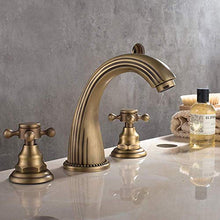 HYY-YY - Rubinetto per lavabo da bagno, in ottone anticato, per bagno e cucina