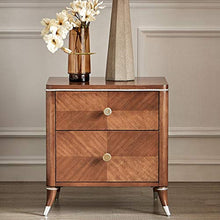 GCMJ Semplice Faggio Scandinavo Comodino, Comodino con Cassetti for Camera Fa Letto
