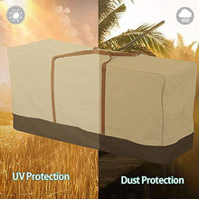 JTWEB Custodia per Cuscini da Arredamento Esterno Protezione per Cuscini per Sedie/Panche da Giardino (152x71x51 cm, 420D)