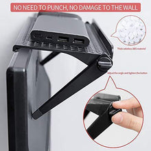 Mensole porta decoder Supporto da parete con mensola/Staffa Router Pieghevole per TV Box Router Telecomando, Ecc/Risparmiare spazio/nero - Arredi Casa
