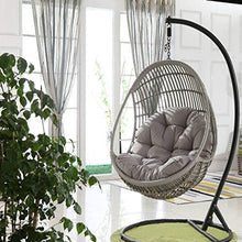 Appeso Uovo Amaca Sedia Cuscini,Singolo Addensare Aumentare Cesto Appeso Cuscino Famiglia Divano Antiscivolo Comoda Cuscini di Seduta-B-90x120x13cm