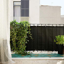 Balcone Protezione LSXIAO Recinzioni Decorative Schermo for La Privacy del Balcone Vento Solare Ultravioletto Crema Protettiva con Occhielli E Corde Giardino, Recinto, Corridoio, 29 Dimensioni