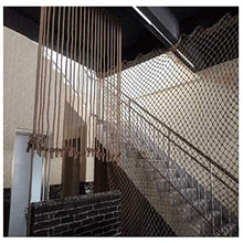 MFLASMF Rete di Sicurezza Protezione per Balcone Rete da Arrampicata per Esterni, Rete in Corda di Canapa, Scale per Bambini Balcone Rete Anti-Caduta Rete appesa Foto Parete Decorazione so