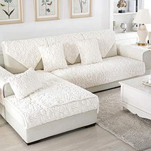 Copertura Divano per Animali Domestici Cane,Fodera per Divano Multi-Formato Lavabile per Qualsiasi Divano,Cuscino per Divano in Peluche Spesso-Bianco_70x150cm