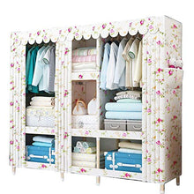 JFFFFWI Armadio assemblato Semplice Armadio in Legno Massiccio 165 * 45 * 170cm (Colore: A)