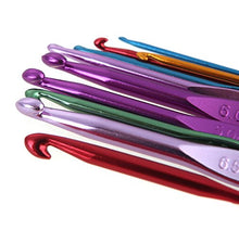 SaySure - Metallic Crochet Needle 22 PCS + Leather Case Silver