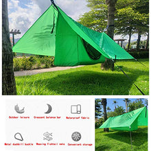 Amaca da Escursionismo da Campeggio con Kit di Telo Letto sospeso Impermeabile Portatile Multiuso con tettoia