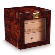 XZJJZ Portable Cigar Humidor Desktop - Cigar Box Valigia con igrometro e umidificatore