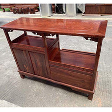 COUYY Hedgehog Legno di Sandalo Rosso Palissandro Cinese Solido Semplice di Legno Credenza E Pratico Piccolo Appartamento Tiger Piedi Tea Gabinetto