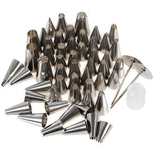 SaySure - 52pcs Icing Piping Nozzles Pastry Tips Stainless Steel