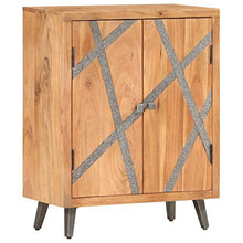 FAMIROSA Credenza 60x30x75 cm in Legno Massello di Acacia Marrone