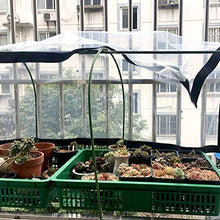 QI-CHE-YI Trasparente telone Impermeabile Tenda del Balcone succulente Fiori Isolamento baldacchino telone Tenda a Vela,2x8m