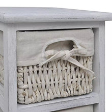 Lingjiushopping Cremagliera Legno Bianco, 5 cestini Dimensioni: 25 x 28 x 90 cm (L x P x A) Armadietti e stipi