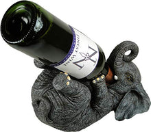 Nemesis Now Guzzlers - Portabottiglie di vino, 21 cm, colore: Grigio