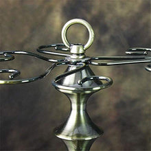 Huangjiahao - Supporto per Bicchieri da Vino, a Testa in Giù, per 6 Bicchieri da Vino, da Cucina, Bar, casa (Colore: Ciano)