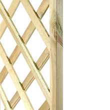 VERDELOOK Grigliato Rettangolare in Legno impregnato arredo Esterni 180x40 cm