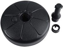 Okssud Base Rotonda per ombrellone in plastica,Portaombrelli Adatto per aste da 35-38 mm,per Esterni Terrazza