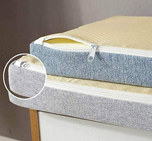 Waigg Kii - Cuscino per panca da giardino, 5 cm, per interni ed esterni, 2 3 4 posti, cuscino per panca da giardino, 100/120/150 cm, per la casa e il patio (blu scuro, 160 x 30 x 5 cm)