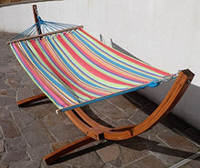 Amaca XL deluxe nobile 320cm con cornice in legno larice mod. 'CALETA'