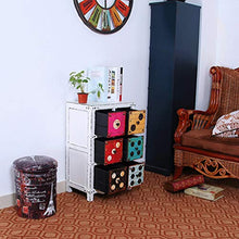 Creativo Dice Pattern Cassetto di stoccaggio Piccolo Appartamento Retro Vecchio cassetto Decorativo (Color : White)