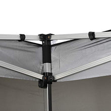 Sekey Zanzariera per Gazebo, 3 * 3 M Padiglione per zanzariera, con Cerniera e Cinturini in Velcro, Nero
