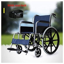 Carrozzine Semoventi, Transit Portatile da Viaggio Self-Service, Portatile Leggero Pieghevole da Viaggio per E per I Disabili/Anziani Sedia da Trasporto in Alluminio Troll A