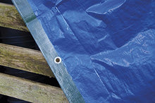 VERDELOOK Telo occhiellato Multiuso in polietilene, 5x4 m, Verde/Blu, coperture