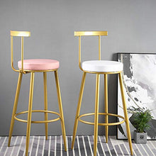 LIYIN-Sedie Sedia da Pranzo Sgabelli Alti Sgabello da Bar Moderno con Schienale, bancone Cucina da Pub, poggiapiedi Alto, sgabelli Altezza: 55/65/75 cm
