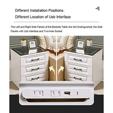 HBIAO Comodino Comodino Intelligente Comodino Camera da Letto Casa Bianco Semplice Moderno Ricaricabile Piccolo Armadio Comodino,B