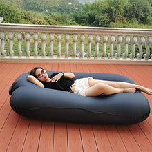 WDFDZSW Giardino Gonfiabile Mobili da Giardino Impermeabile Sacchetto Divano all'aperto Pieghevole Divano Pigro Divano Portatile Tempo Libero (Color : Orange)