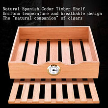 BLLXMX Humidor Armadio, Frigorifero Rivestito in Legno di Cedro con Accessori per Sigari per Vino E Sigari, Controllo della Temperatura da 11 A 18 Gradi