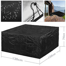 PrimeMatik - Copertura Antipolvere Impermeabile per Giardino Esterno 120x74x120cm