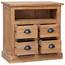 vidaXL Credenza 60x30x60 cm in Legno Massello di Teak