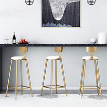 YS Sedia da Pranzo Semplice e Bella Sedia Elegante/Sgabello Set Di Sgabelli da Bar con Schienale, Poggiapiedi Cromato e Sgabelli Base per Bar per la Colazione, Bancone, Cucina e Sedia da Pranzo,60