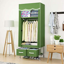 JFFFFWI Armadio Guardaroba di assemblaggio Panno Panno Oxford 80 * 45 * 170cm Armadio Semplice (Colore: D)