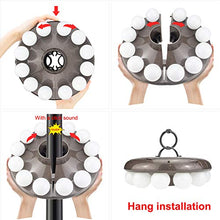 HONWELL Luci per ombrellone, 12 LED in plastica con lampadina per ombrellone, luce da esterno a batteria con timer, cambio colore con telecomando per ombrellone, tende da campeggio
