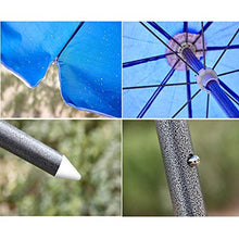 JFFFFWI Ombrellone da Esterno Creativo e Oslash; Ombrellone da Giardino da 200 cm Protezione Solare Blu Ombrello Impermeabile Ombrellone da Spiaggia Ombrellone Rotondo Regolabile in altezz