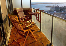 INTERBUILD REAL WOOD Sedia a Sdraio 5 Posizioni Stockholm