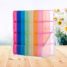 DOITOOL - Contenitore per pillole da viaggio, 1 kit di separazione variopinta, separabile, 28 pezzi, contenitore portatile per pillole, contenitore per medicine