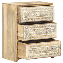 vidaXL Credenza 60x35x75 cm in Legno Massello di Mango