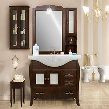Shop Chic Mobile Bagno 85mm Arte povera Completo di specchiera con pensile