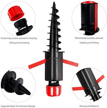 YUEXING 2 Supporti per Porta ombrellone, Ancoraggio per ombrellone, picchetto per ombrellone, ombrellone da Giardino in Sabbia