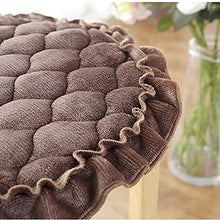 HYLX Cuscino Sedile, Cuscino Sedia, Cuscino Sgabello Rotondo, Cuscino Sedia Floreale Antiscivolo in Cotone Spesso, per Giardino, terrazza Esterna