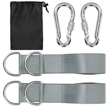 Colisal - Set di 2 cinghie per amaca con ganci, 150 x 5 cm